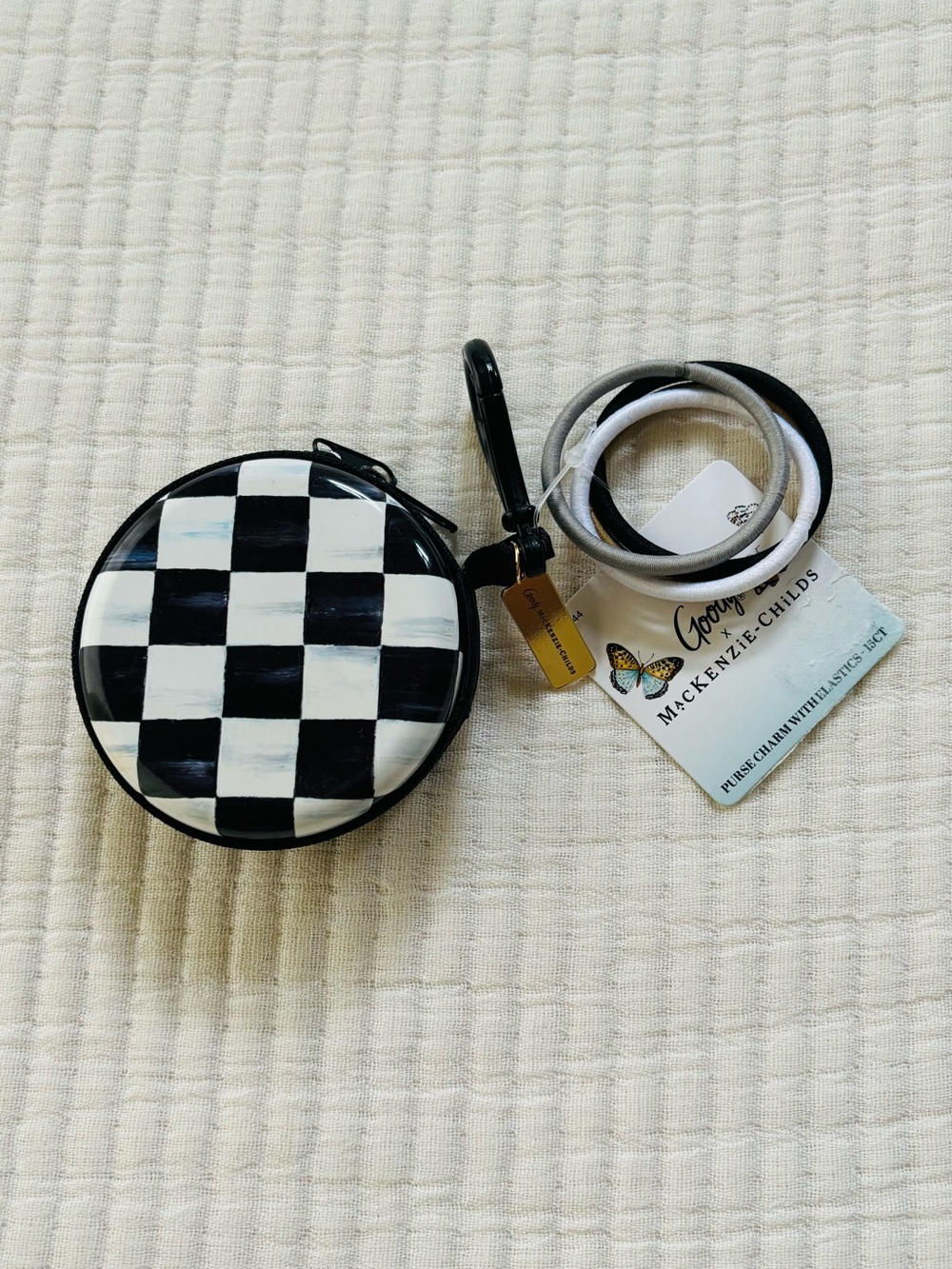 MacKenzie-Childs x Goody Hair Accessories and Mini Detangler Brush Bundle - Picture 4 of 11
